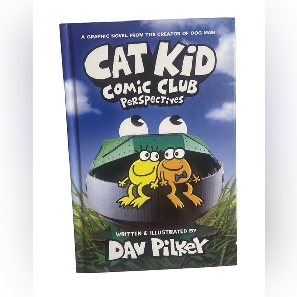 CAT KID: “Comic Club Perspectives” by Dav Pilkey Hardcover First Edition 2021 - Picture 1 of 3